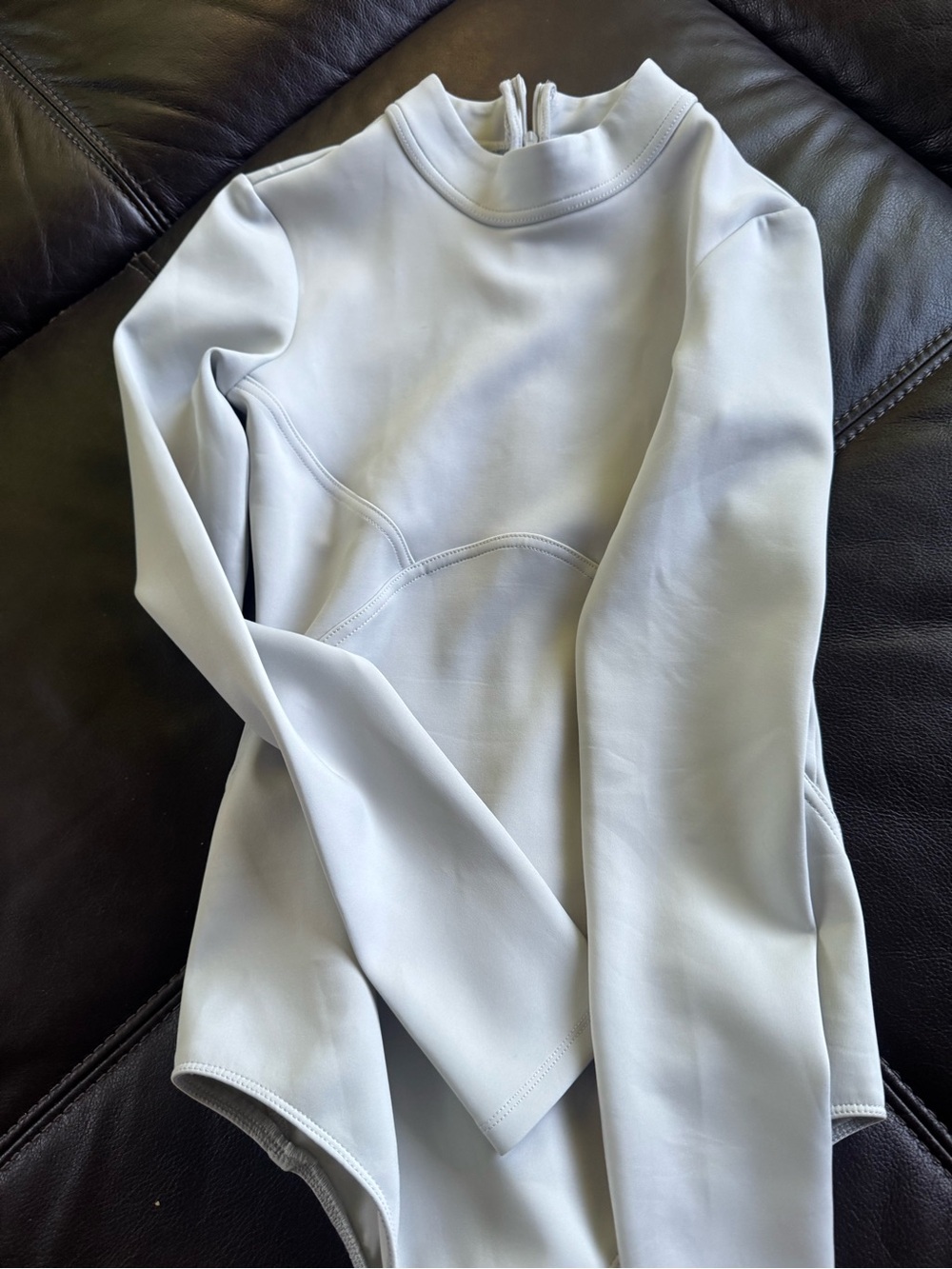 Zara Neoprene Cut Out Bodysuit
